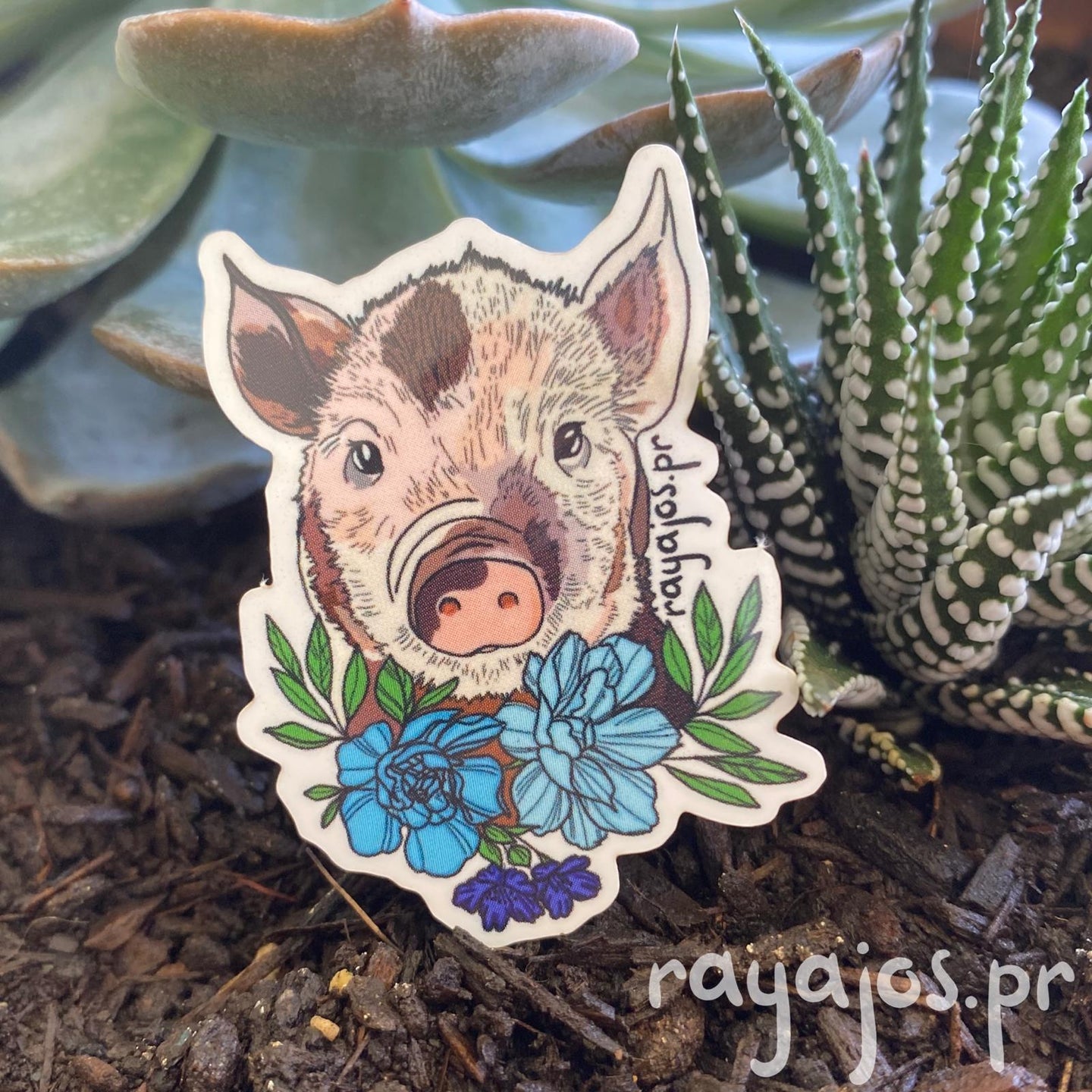 Flowery Piglet 🐷